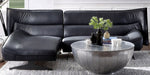 Maeko 2-Pc Dark Gray Top Grain Leather LAF Sectional Sofa