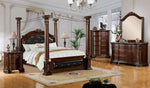 Mandalay Brown Cherry Wood King Bed