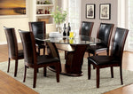 Manhattan Dark Cherry Oval Dining Table