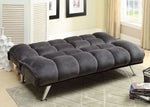 Marbelle Gray Champion Fabric Futon Sofa