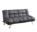 Marbelle Gray Champion Fabric Futon Sofa