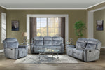 Mariana Silver Gray Fabric Manual Recliner