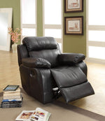 Marille Black Manual Glider Recliner