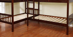 Marquette Dark Walnut Quadruple Twin Bunk Bed