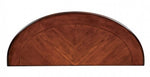 May Brown Cherry Wood/Metal/Glass Sofa Table