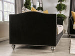 Maya Black/Beige Microfiber Sofa (Oversized)