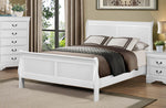 Mayville White Wood Cal King Bed