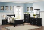 Mayville Youth Black Wood Twin Bed