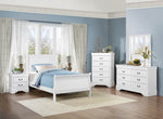 Mayville Youth White Wood Twin Bed