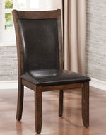 Meagan 2 Brown Cherry/Espresso Side Chairs