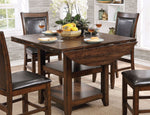 Meagan Brown Cherry Round Counter Height Table