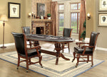 Melina Brown Cherry Wood Game Table