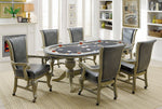 Melina Gray Wood Game Table (Oversized)