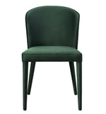 Metropolitan Forest Green Velvet Side Chair