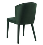 Metropolitan Forest Green Velvet Side Chair