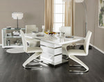 Midvale 2 White Leatherette Side Chairs