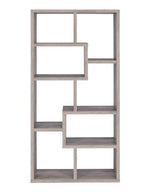 Miguela Grey Driftwood Wood Bookcase