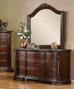 Monte Vista I Dark Walnut Wood Dresser