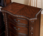 Monte Vista I Dark Walnut Wood Nightstand