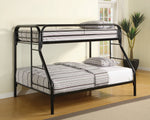 Morgan Black Metal Twin/Full Bunk Bed