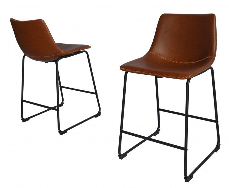 Nicol 2 Bronze Counter Height Chairs