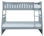 Orion Gray Wood Twin over Full Bunk Bed