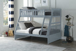 Orion Gray Wood Twin over Full Bunk Bed