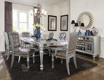 Orsina Silver Gray Wood Extendable Dining Table