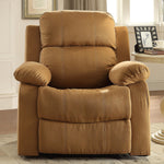 Parklon Brown Microfiber Manual Recliner