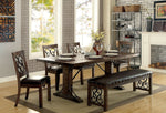 Paulina Rustic Walnut Rectangular Dining Table