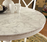 Penelope White Round Dining Table