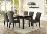 Persefoni 2 Black Polyfiber/Wood Side Chairs