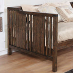 Petunia Dark Walnut Wood Twin Daybed