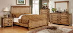 Pioneer Weathered Elm Finish King Platform Bed