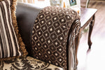 Quirino Light/Dark Brown Loveseat