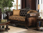 Quirino Tan/Dark Brown Loveseat