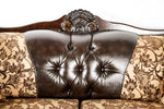 Quirino Tan/Dark Brown Loveseat