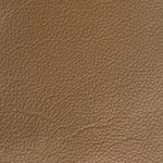 Radwan Camel Button Tufted Leather Sofa