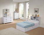 Rosangela White Wood 6-Drawer Dresser