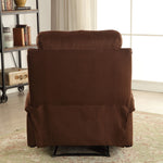 Rosia Chocolate Microfiber Manual Recliner