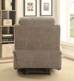 Rosia Gray Linen Manual Recliner