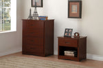 Rowe Dark Cherry Wood Nightstand