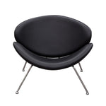 Roxy 2 Black Leatherette/Chrome Side Chairs