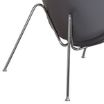 Roxy 2 Gray Leatherette/Metal Side Chairs