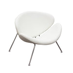 Roxy 2 White Leatherette/Chrome Side Chairs