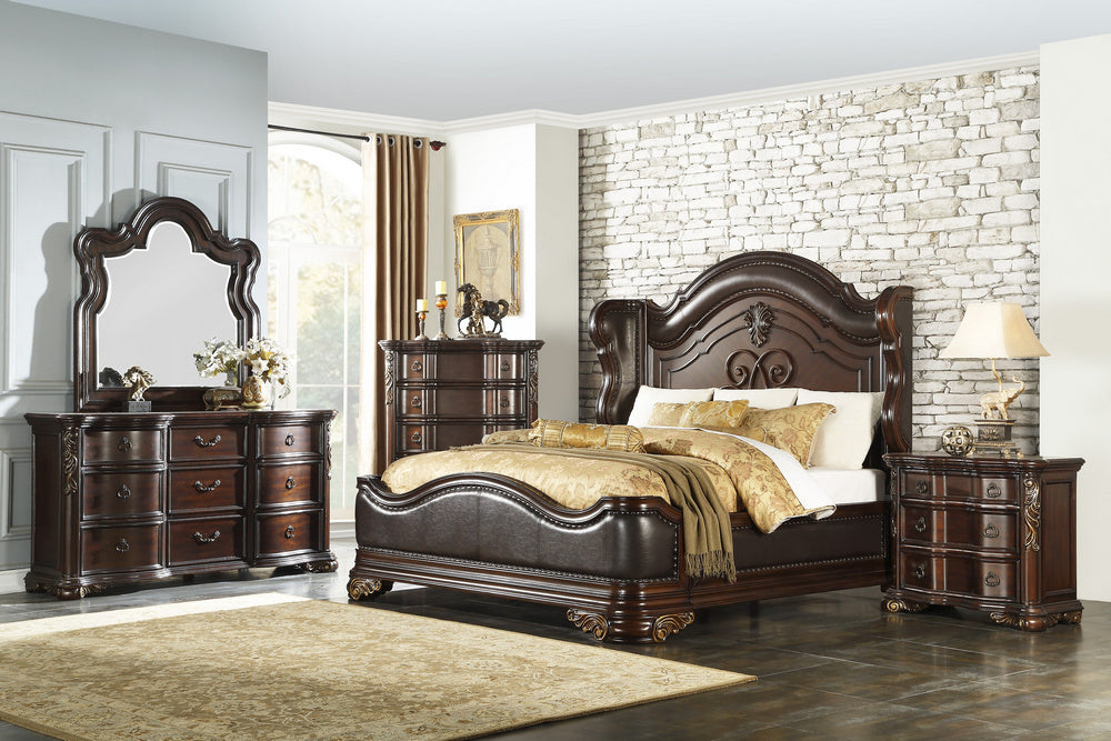Royal Highlands Cherry Wood King Bed
