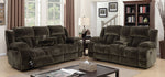 Sadhbh Brown Fabric Manual Glider Recliner