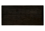 Sania Antique Black Wood Rectangular Bar Table