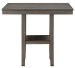 Sharon 5-Pc Medium Tone Gray Counter Height Table Set