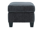 Abinger Smoke Chenille Ottoman